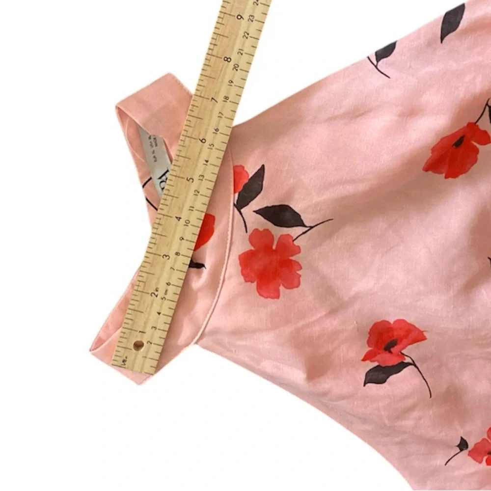 Zara Linen Blend Floral Print Top - Picture 7 of 7